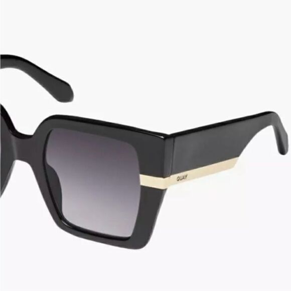 Quay Australia Women's Notorious 50mm Square Sunglasses notorious NWT $95 - Picture 3 of 7